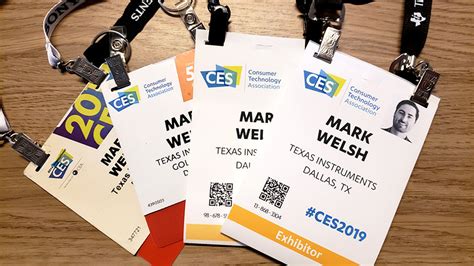 ces 2019 badges nfc tag|CES .